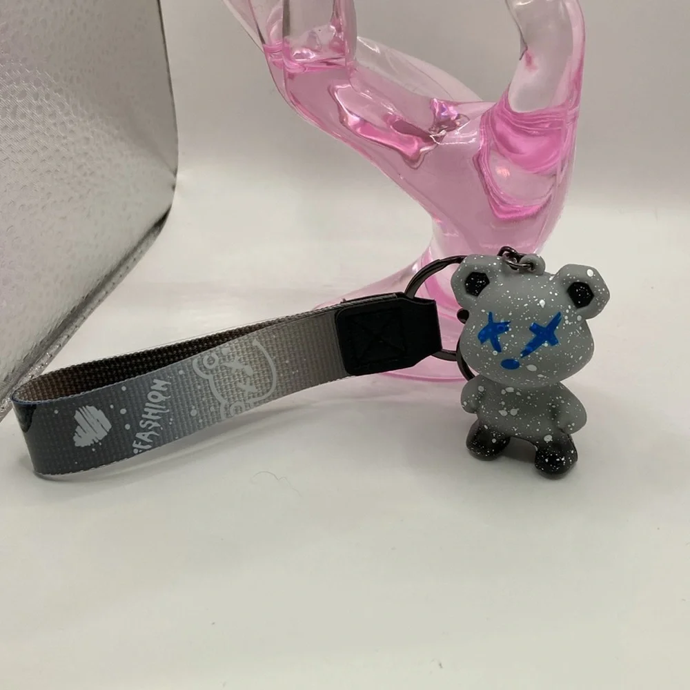 Trendy bear keychain